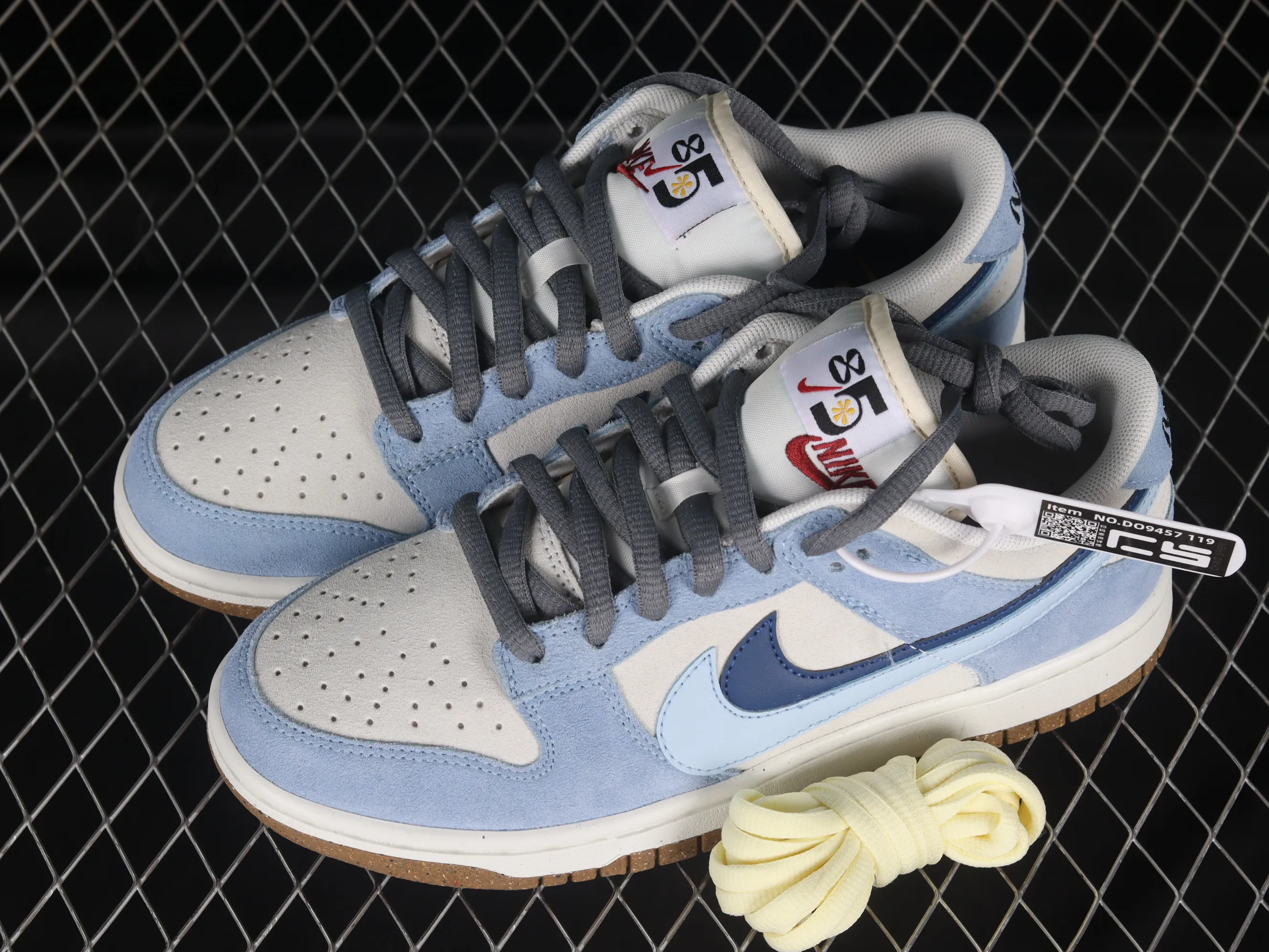 All categories Nk SB Dunk series Nk SB Dunk Low low-top sneakers Nk SB Dunk Low "85" coconut milk blue SB low-top sports and leisure sneakers DO9457-119